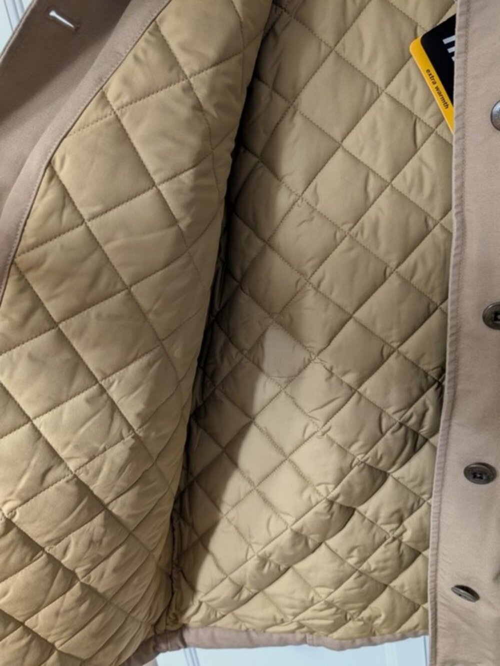 L.L. Bean Women's Adirondack Barn Coat Tan Size L - Picture 6 of 9